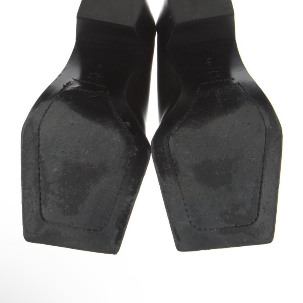 Sunnei black Leather Mule Heels - Picture 9 of 10